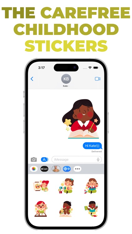 The Carefree Child stickers