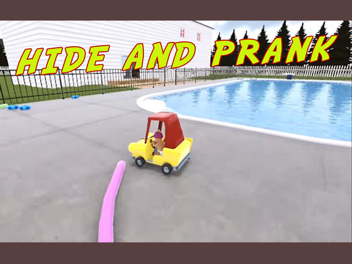 HIDE AND PRANK CRAZY DADDY