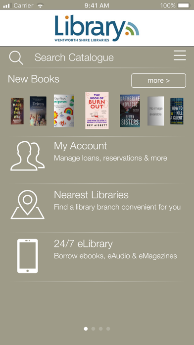 Wentworth Shire Libraries Screenshot