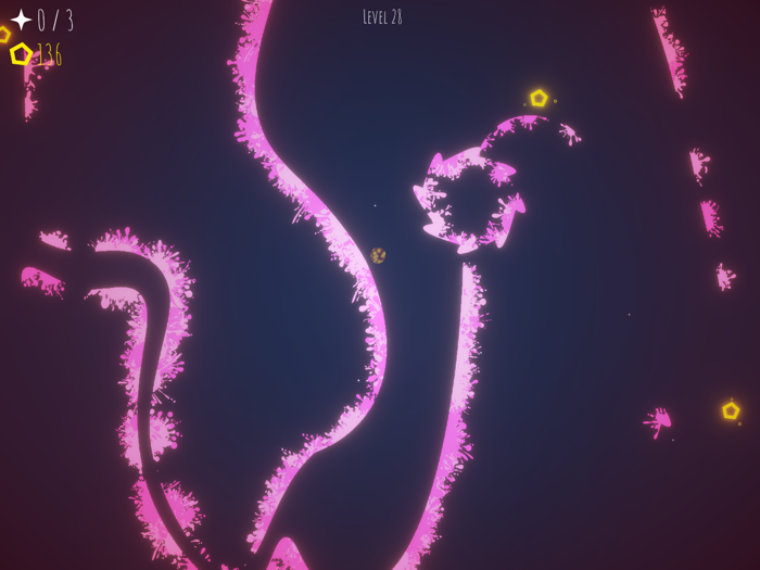 Splatter of the color