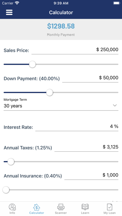 Village Bank Mortgage Screenshot