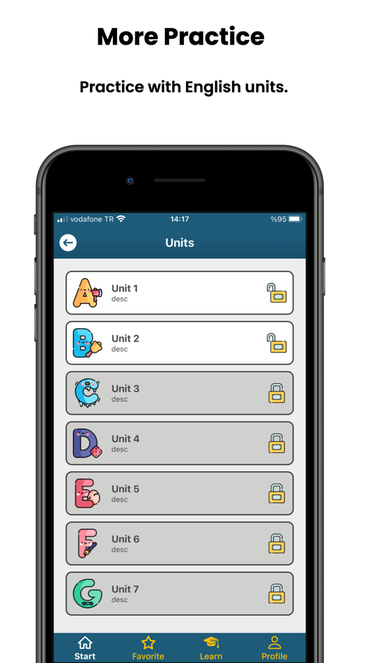 #7. Learn English Pro: All levels (iOS) 由: CAGDAS EKSI