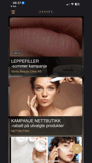 Vanity Beauty Clinic Screenshot