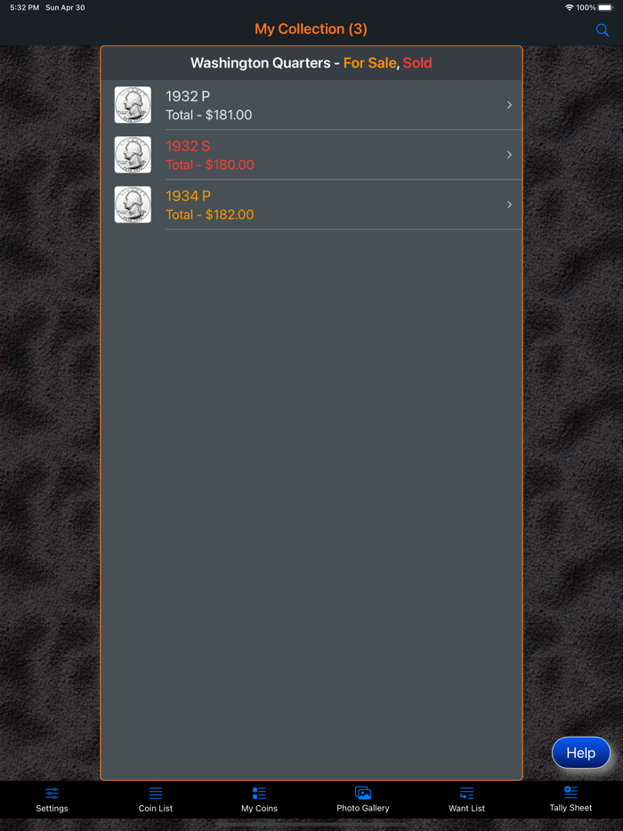 Washington Quarters Collection