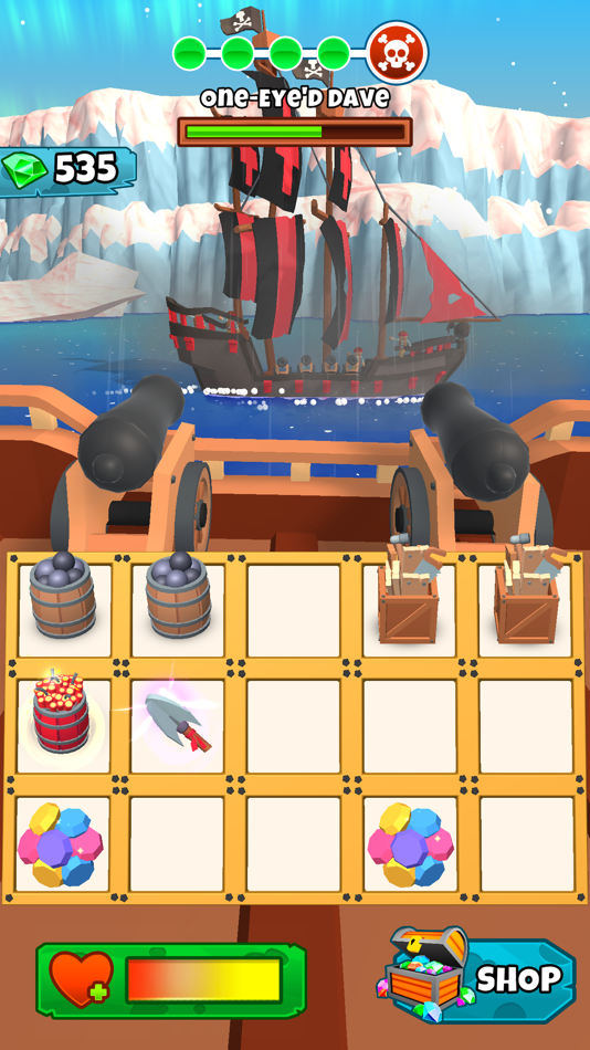#5. Call of Booty: Merge Pirates (iOS) 由: Full Fat Productions Ltd
