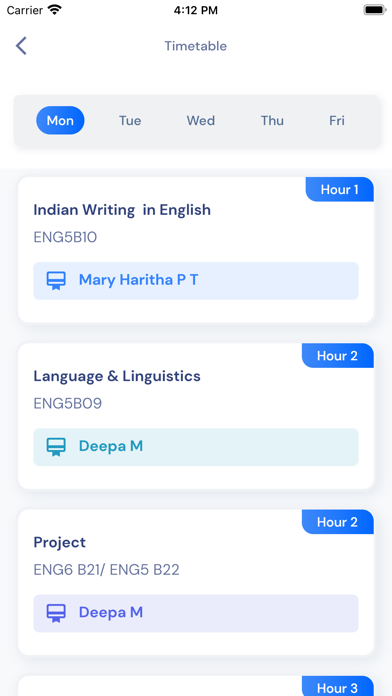 Mary Matha Arts & Sci. College iPhone screenshot 10 - Education app