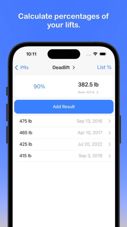 Personal Records - PRs screenshot-3