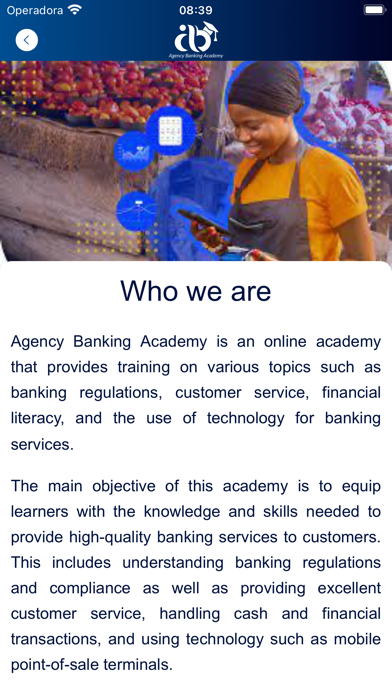 Agency Banking Academy Screenshot
