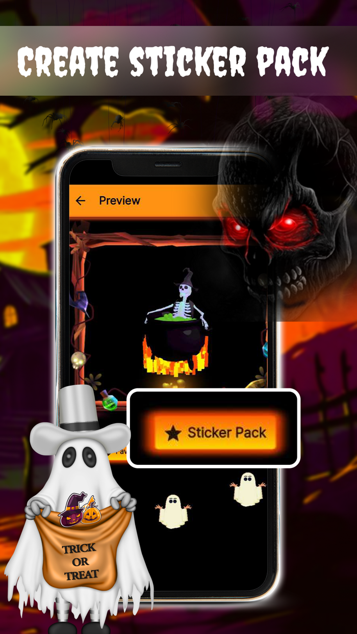 Halloween GIF Photo Stickers
