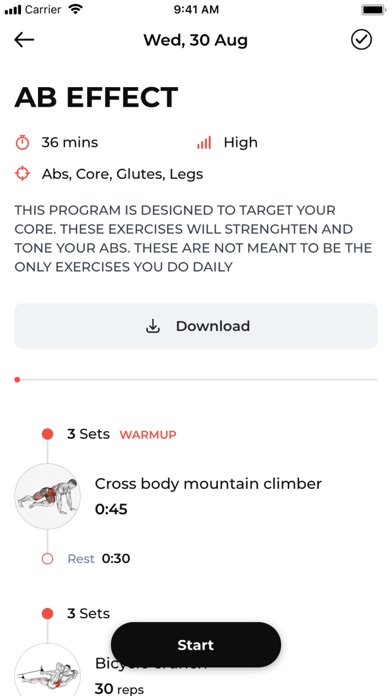 D1 fitness Screenshot