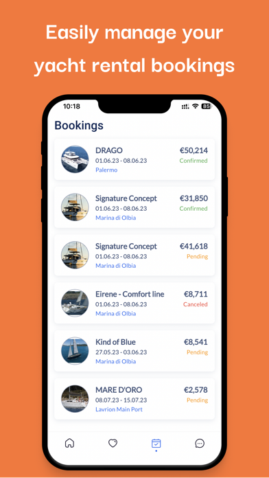 Strabos - Boat rental app Screenshot