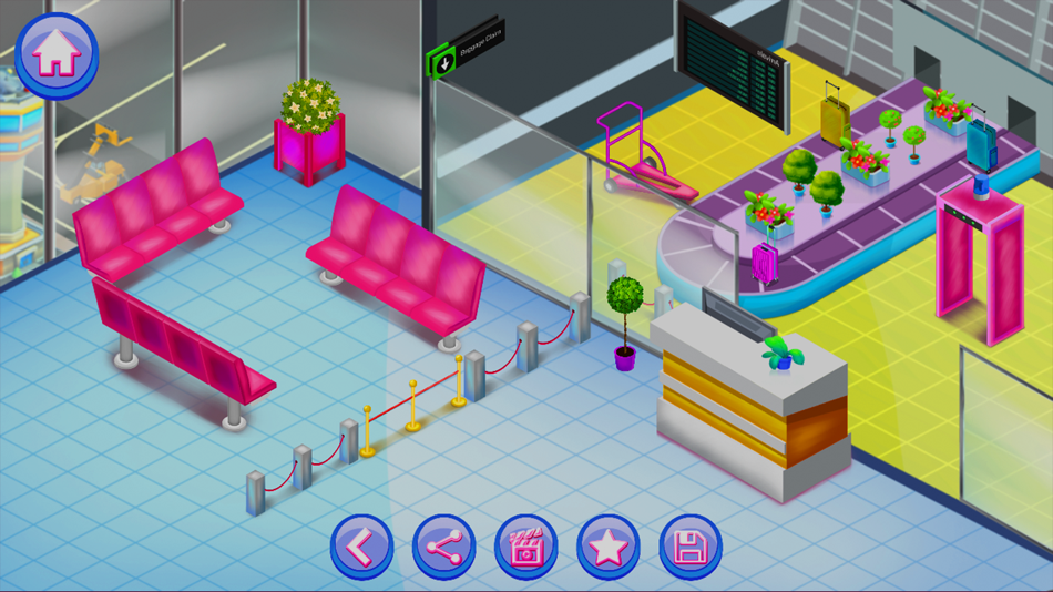 #5. Design Airport - Idle Runway (iOS) 来自: Aysha Sehar