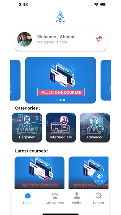 Exaado: Academy, BTC & Forex Screenshot