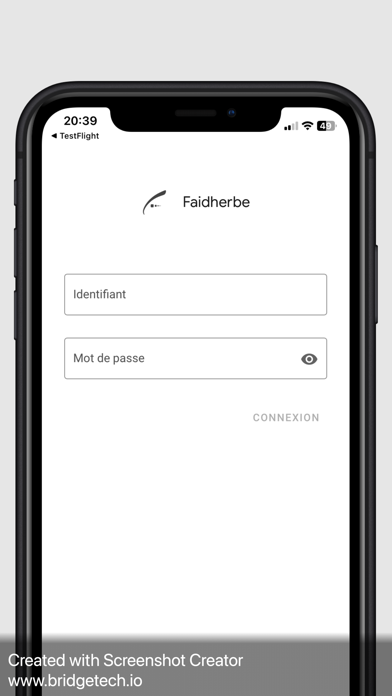 Screenshot #1 pour Faidherbe Restaurant Scolaire
