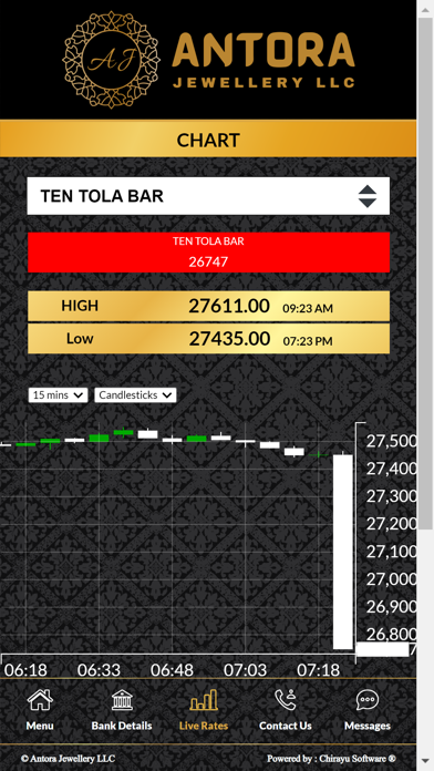 Antora Jewellery Screenshot