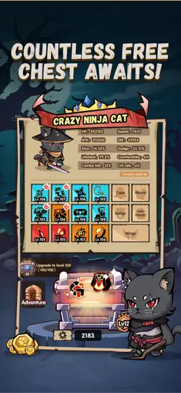 Game screenshot Ninja Cat - Idle Arena mod apk