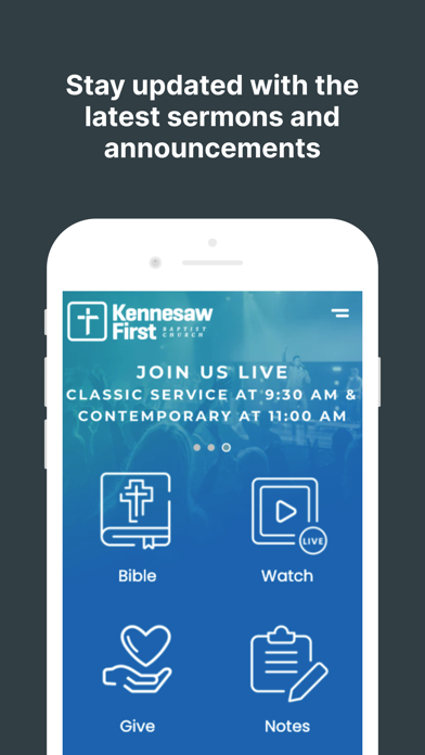 First Baptist Kennesaw Screenshot
