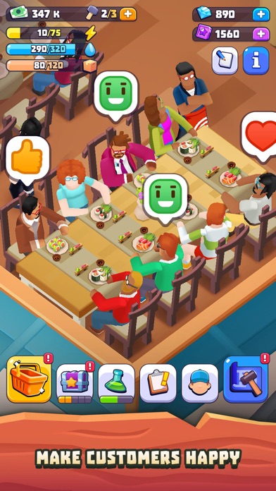 Sushi Empire Tycoon—Idle Gameのおすすめ画像4