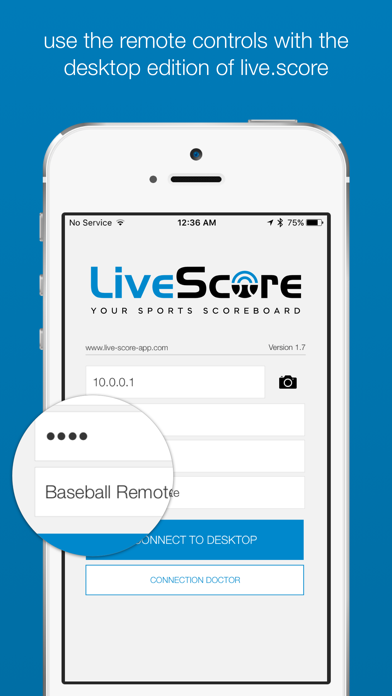 Live Score Remote Screenshot