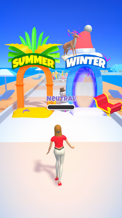 Winter Summer Runner Screenshot
