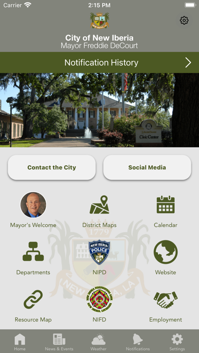 City of New Iberia, LA Screenshot