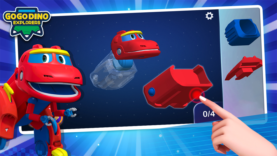#1. GoGo Dino Robot (iOS) 由: Moggozi co.,ltd