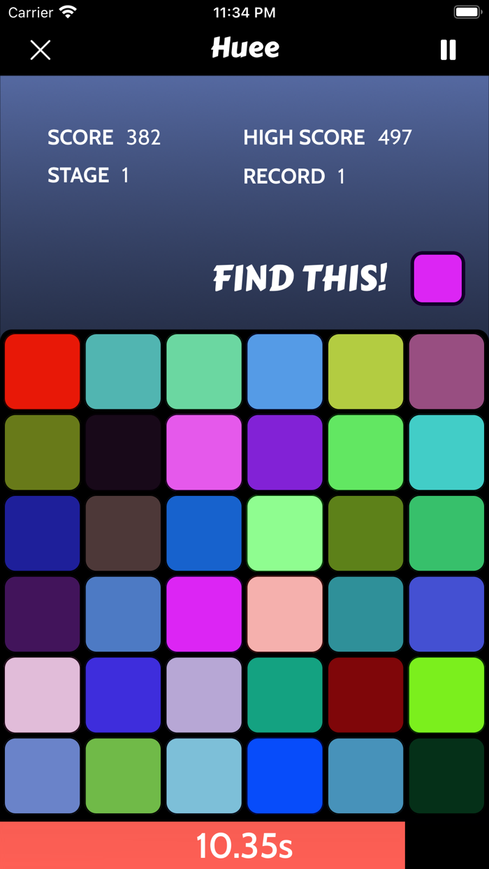 Huee Color Match Game