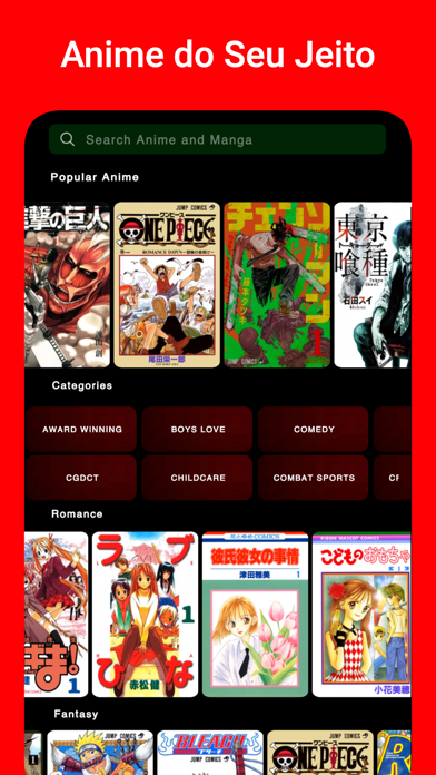 Tomato : Animes e Mangás Screenshot