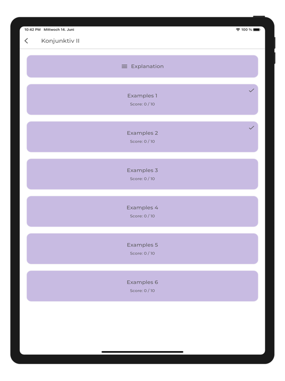 Learn German Grammar iPad screenshot 2 - Education app
