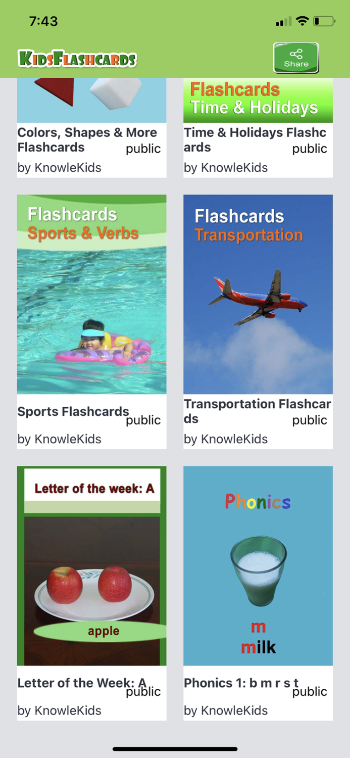 KnowleKids Flashcards