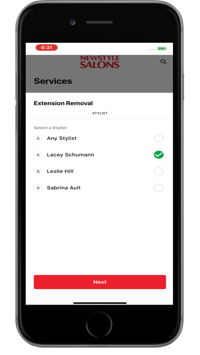 NewStyle Salons Screenshot