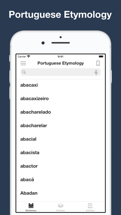 Screenshot #1 pour Portuguese Etymology