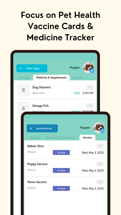 Clio: Dog Cat Pet Care Tracker Screenshot