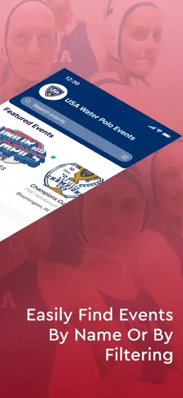 Game screenshot USA Water Polo Events apk