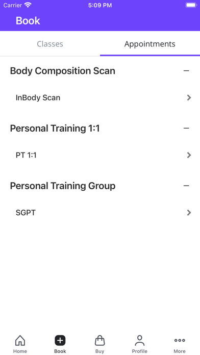 Fitness Narrative Ballard Screenshot