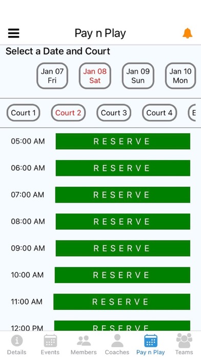 Atlanta Badminton Club (ABC) Screenshot