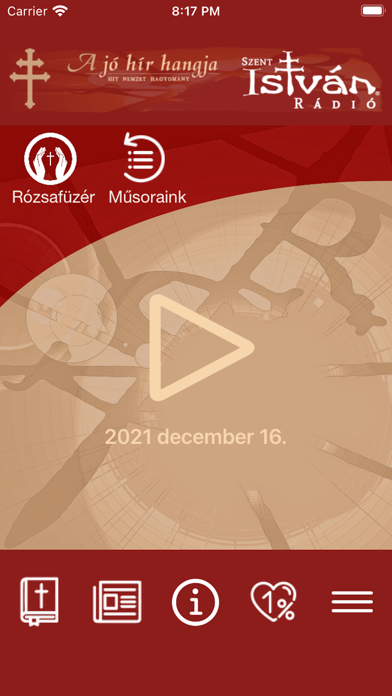 Szent István Rádió Screenshot
