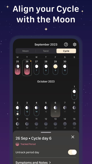 Moon X: Moon Phase Calendar Screenshot