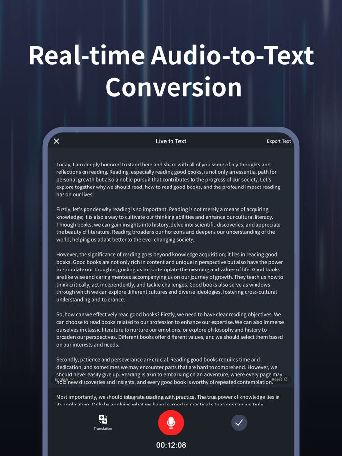 VoiceTranscribe-Speech to Text