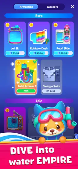 Game screenshot AquaPark Tycoon: Idle Coaster apk