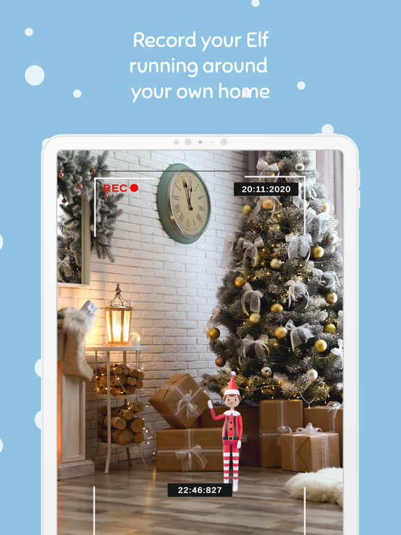 Elf Cam - Santa's elf tracker iPad screenshot 3 - Entertainment app
