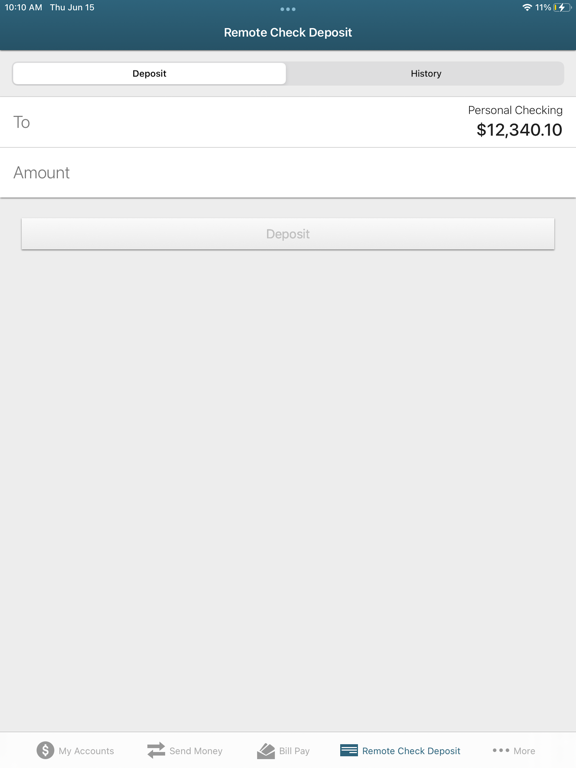Fidelity Bank iPad screenshot 4 - Finance app
