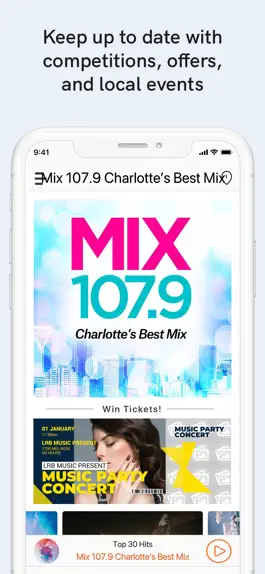 Game screenshot Mix 107.9 Charlotte's Best Mix hack