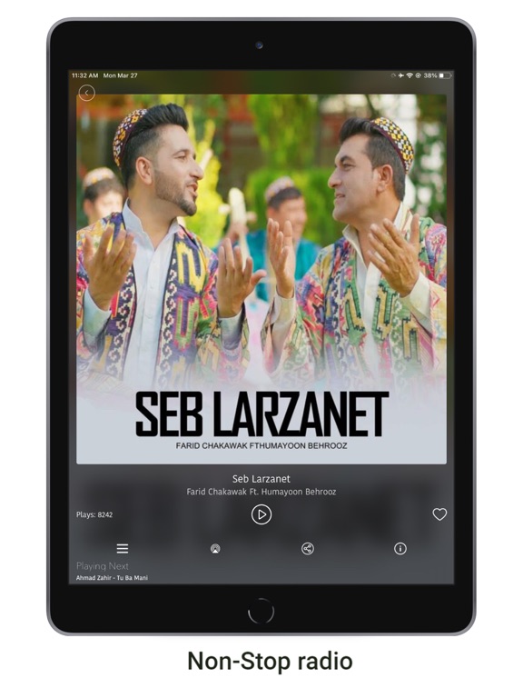 Radio Srood iPad screenshot 4 - Music app