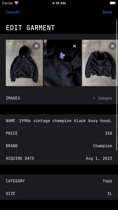 Capso - Wardrobe Organizer Screenshot
