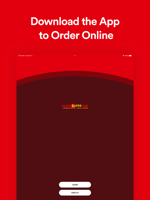 SUSHI KYTTO BAR iPad screenshot 1 - Food & Drink app