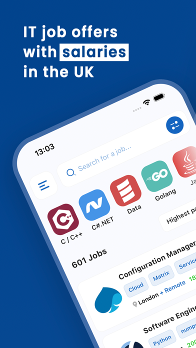 DevITJobs.uk Screenshot