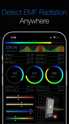 TeslaVision EMF Detector iPhone image 1