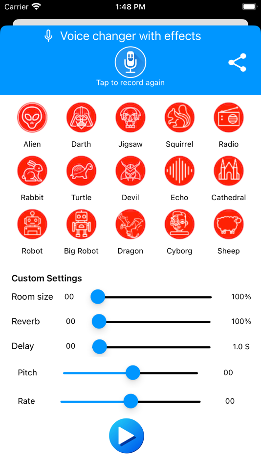 #2. Voice Changer With Echo Effect (iOS) بواسطة: Suresh Verma