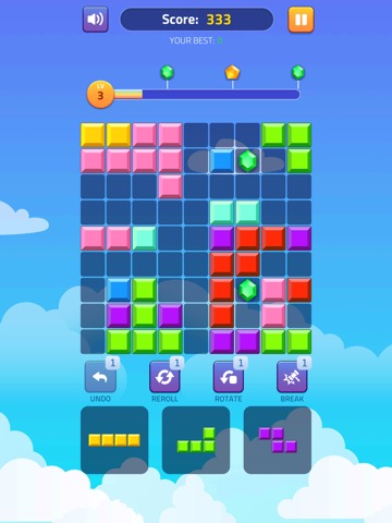 Block Puzzle - Gems Adventureのおすすめ画像2